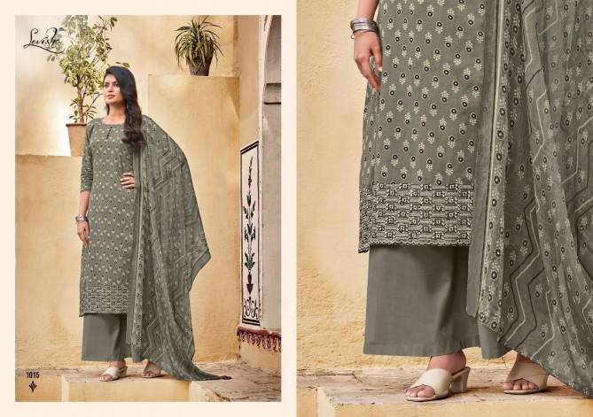 Levisha Naaz Regular Wear Wholesale Cotton Dress Material Catalog